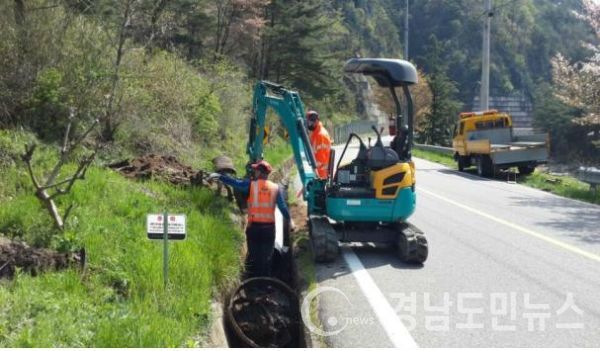 경상남도가 실시한 2017년 도로 정비평가에서 우수기관으로 선정돼 연말 우수기관 장려 표창을 받는다.(사진/거창군)