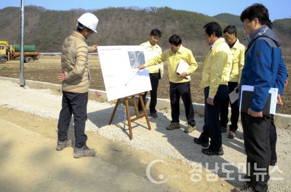 합천군 여름철 자연재난대비 재해예방사업 현지점검(사진/합천군)