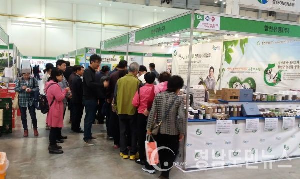 합천군 대한민국 대표 특산물 직거래 박람회 참가(사진/합천군)