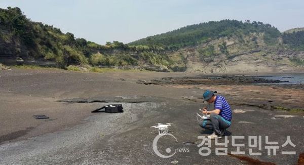드론 이용 채석장 안정성 평가기술 개발(사진/거창군)