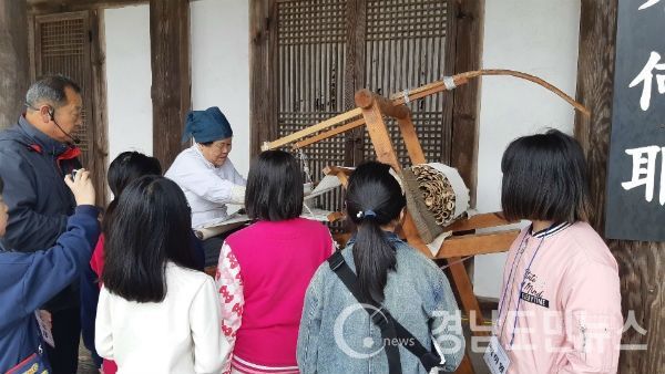 산청군 목면시배유지 생생문화재 사업(사진/산청군)