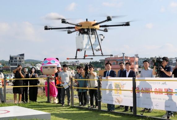 제주 드론 배송, 도서지역 삶의 질 높인다