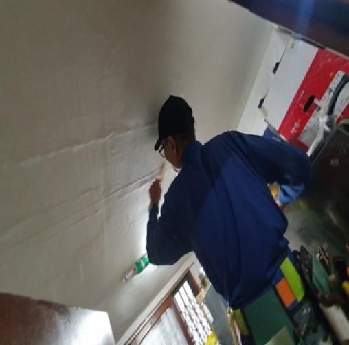 지난해 사랑의 집 고쳐주기 사업 사진(도배 시공)