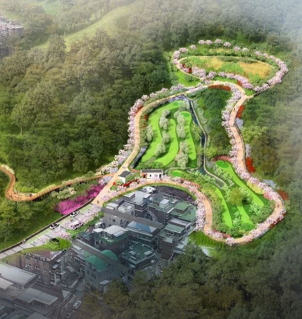 파크골프장 조감도