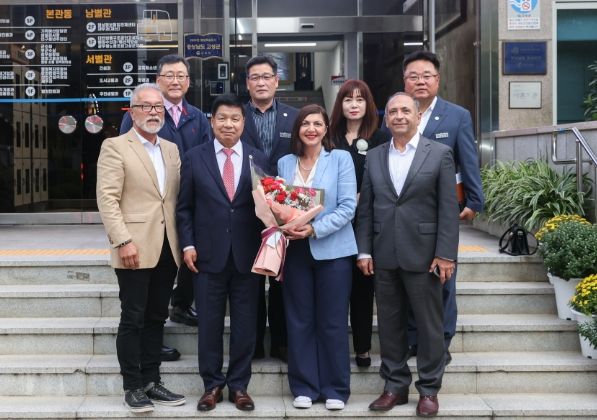 국제 자매결연도시 미국 글렌데일시 대표단 고성군 방문