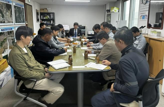 함양군, 상·하수도 공사 건설관계자 회의 개최