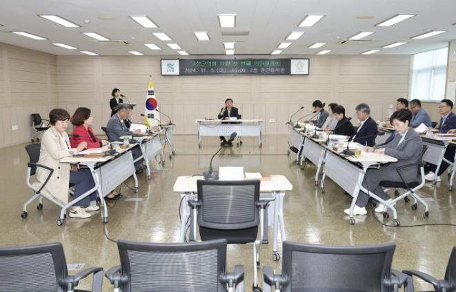 경남 고성군의회, 11월 의원 월례회 개최