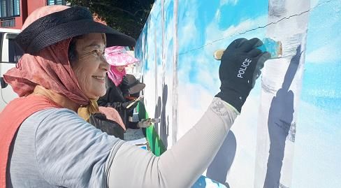 하동군 재능기부봉사단, 벽화로 꽃피는 자원봉사