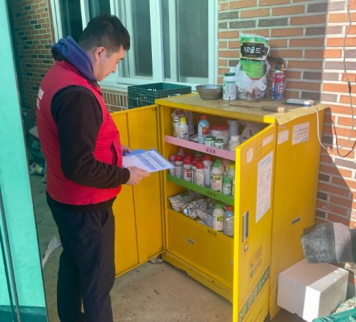 산청군, 농약안전보관함 현장 점검 실시