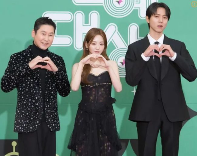 2023 KBS 연예대상 MC 신동엽, 조이현, 주우재(출처=나무위키)