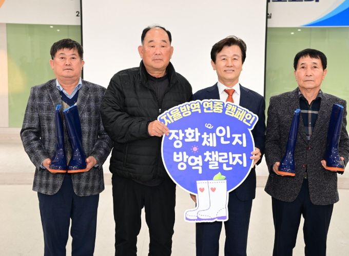 조규일 진주시장, 축산단체장들과 가축전염병 차단 한마음 한뜻!