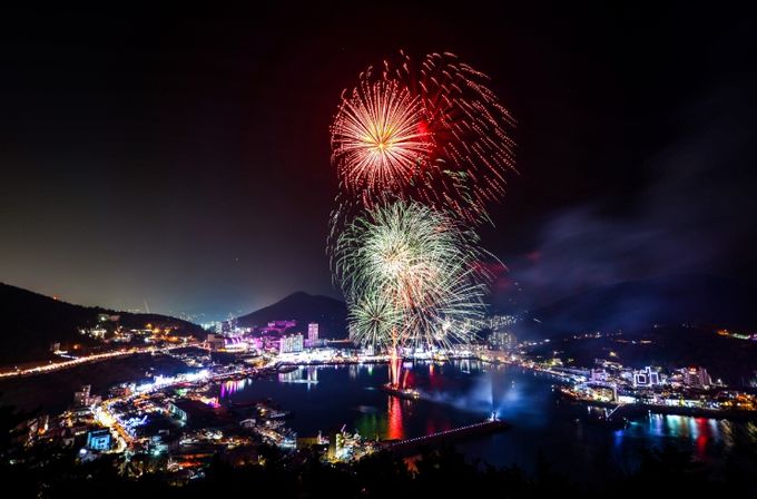 거제 장승포항 송년불꽃축제