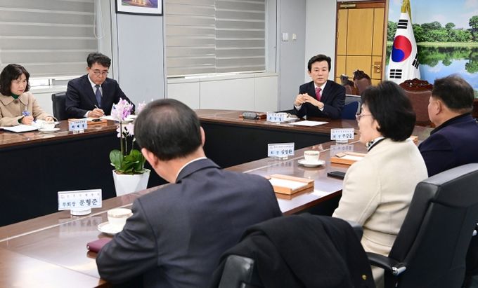 조규일 진주시장, 지역 사회단체장들과 간담회 개최