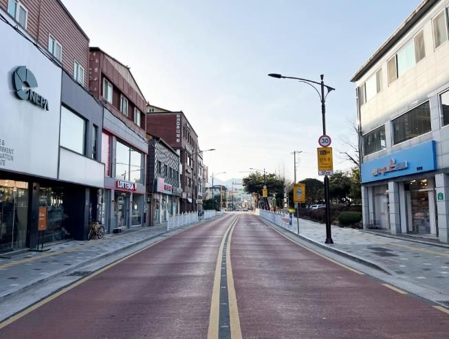 함양군 사람이 중심되는 함양읍 지중화 사업 준공