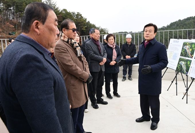 조규일 진주시장, ‘안락공원 현대화사업’1단계 사업 완료 현장점검