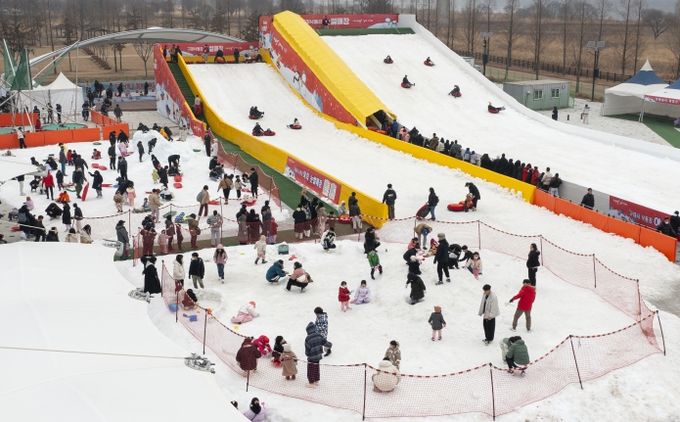 지난해 눈썰매장