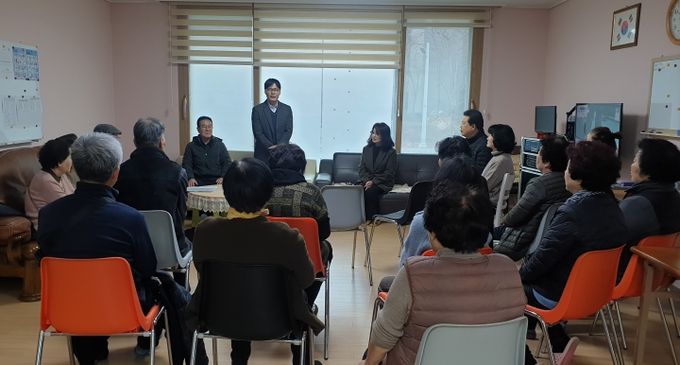 새해맞이 아름동 경로당 순회 방문