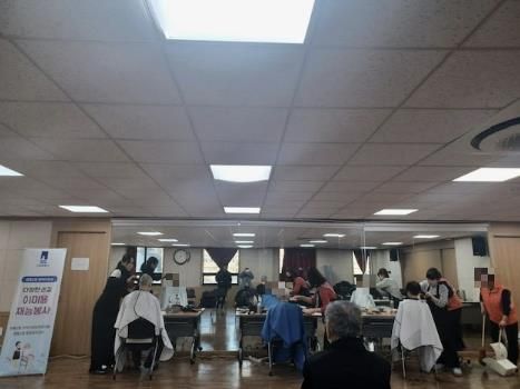 수원시 영통구 영통2동 지역사회보장협의체, '영통2동 행복미용실'실시
