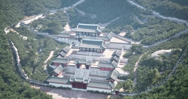 디지털 콘텐츠로 복원된 북한산성 행궁 전경