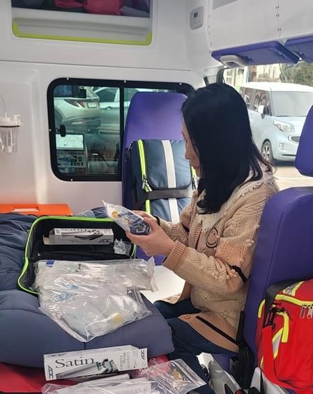 의정부시 보건소, 구급차 관리 실태 현장점검 실시