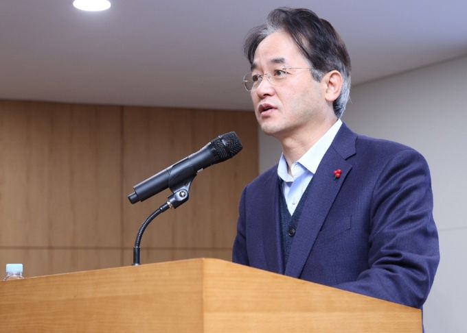 벽제농업협동조합 제64기 정기총회에서 축사 중인 이동환 고양특례시장