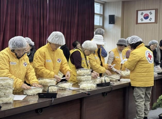 대한적십자사 포천지구회 가산봉사회, 설맞이 떡국떡 사랑나눔