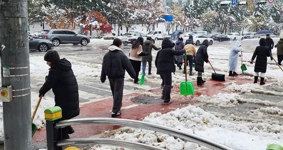 수원시 영통구, 제설작업 참여대원 민방위교육 인정