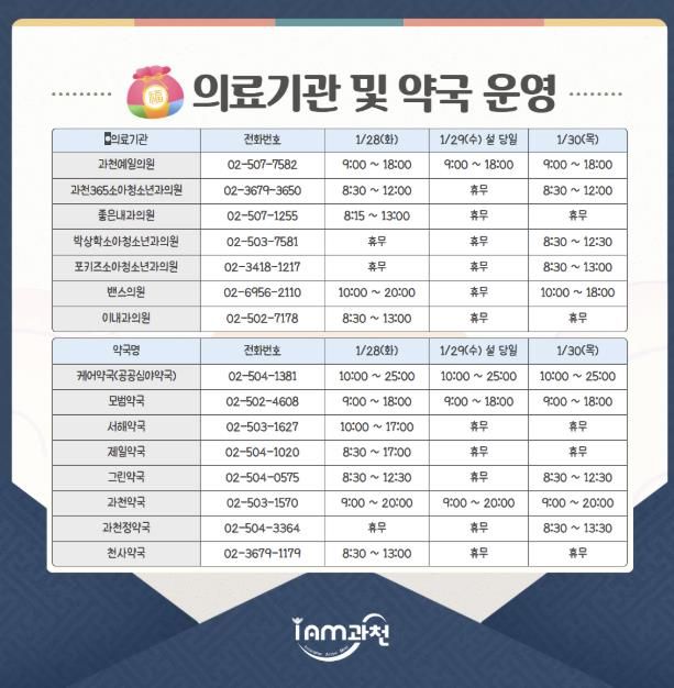 과천시, 2025년 설 연휴 종합대책 가동