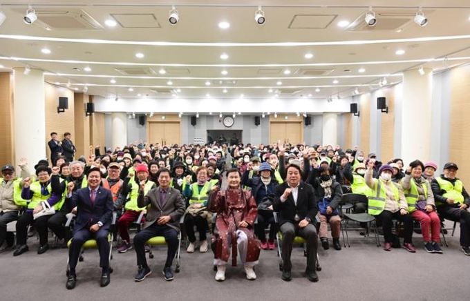 고령군 2025년 다산면 노인일자리사업 참여자 안전교육 실시