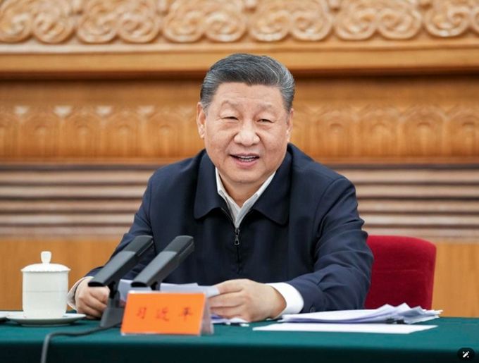 시진핑(習近平) 중국공산당 중앙위원회 총서기, 국가주석, 중앙군사위원회 주석이 17일 오전 베이징에서 민영기업 좌담회에 참석해 중요한 발언을 했다. (사진/신화통신)