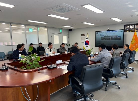 장흥소방서, 긴급구조대응 기관장 간담회 개최