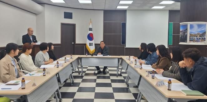 고성군, 수자원공사 고객관리사와 소통간담회 개최