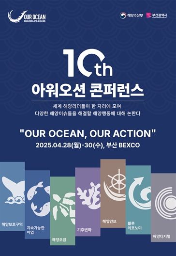 「10TH Our Oean Conference」 공식 포스터