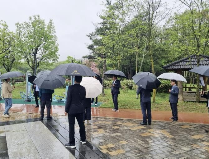 함양군, 주민 의견 반영 위한 어린이공원 현장 방문