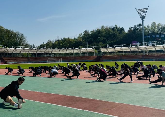 2025년 소방공무원 체력검정(준비운동)