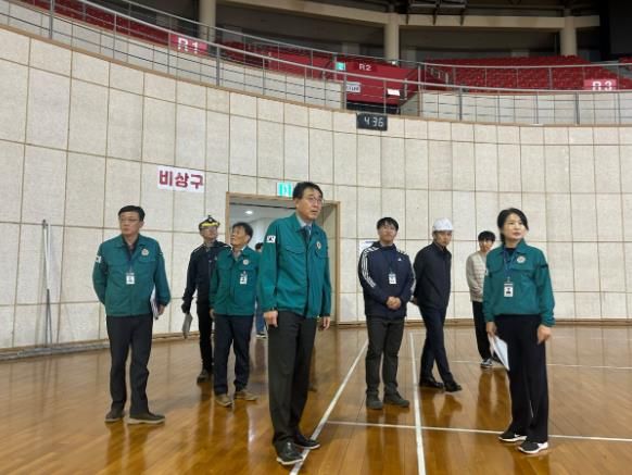 진주시, 5월 체육대회 대비 경기장 및 숙박시설 안전점검 추진 완료