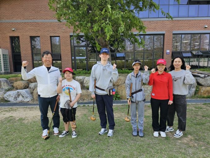 산엔청복지관 장애인 파크골프 교실