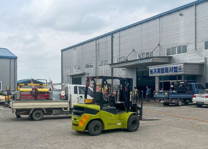 농기계 임대사업소 대지면 본소 현장사진
