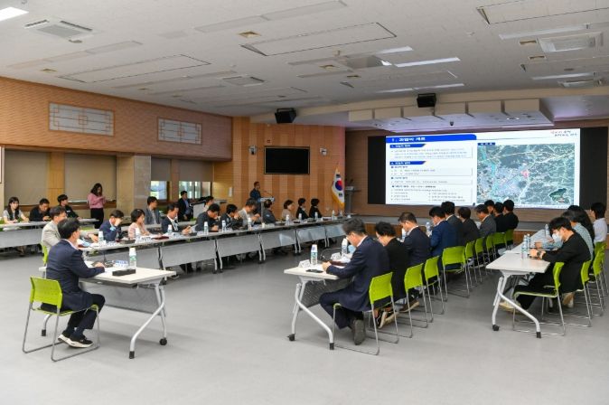 지역활력타운 조성사업 지역개발 구역지정 실시설게 용역 착수보고회가 개최 됐다.