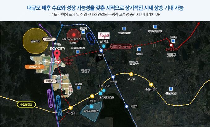  배후수요(호매실스카이시티 제공)