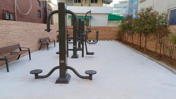 지난 21일 마친 용문동 빈집정비정비공사 현장 후사진