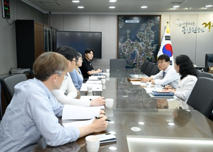 변광용 거제시장, 민원담당 공무원과 소통의 시간 가져