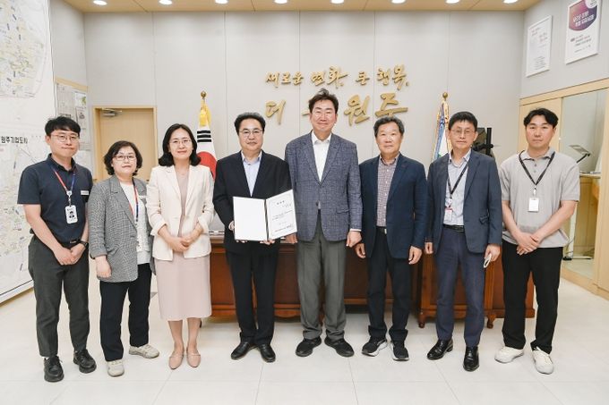 만두축제 총감독 위촉장 수여식