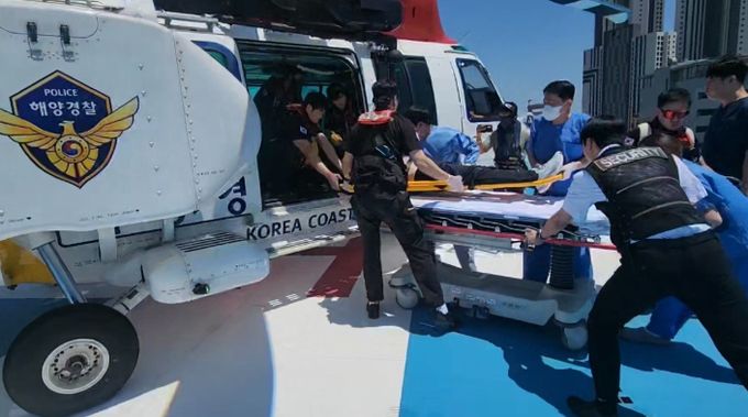 울산해역 인근 선상 응급환자 긴급이송