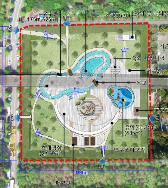 논현포대근린공원 야외 물놀이장 명칭 ‘남동물빛놀이터’확정