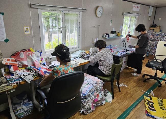 통영시, 폐현수막 재활용 제품 무료 대여서비스 실시