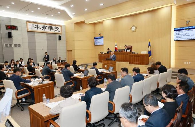 제279회 예천군의회 제1차 정례회 개회