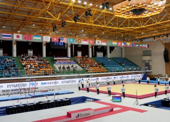 2025 기계체조 아시아선수권 여자대회 개회식 개최