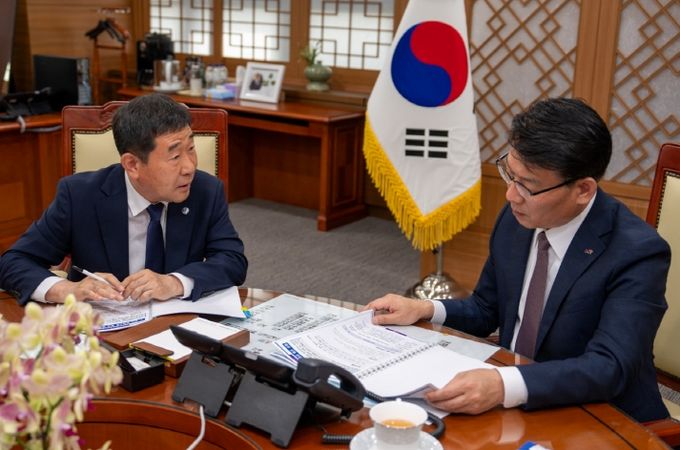 이재영 군수 한국농어촌공사 방문