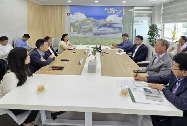 최재형 보은군수, 베트남 인삼 사절단과 간담회 개최